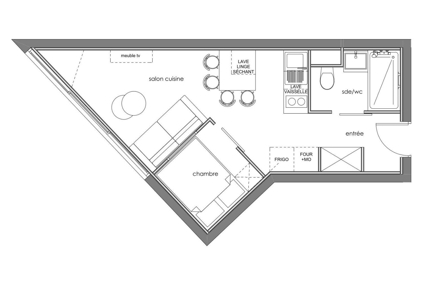 Val Thorens Appartement Residence Les 3 Vallees Exteriör bild